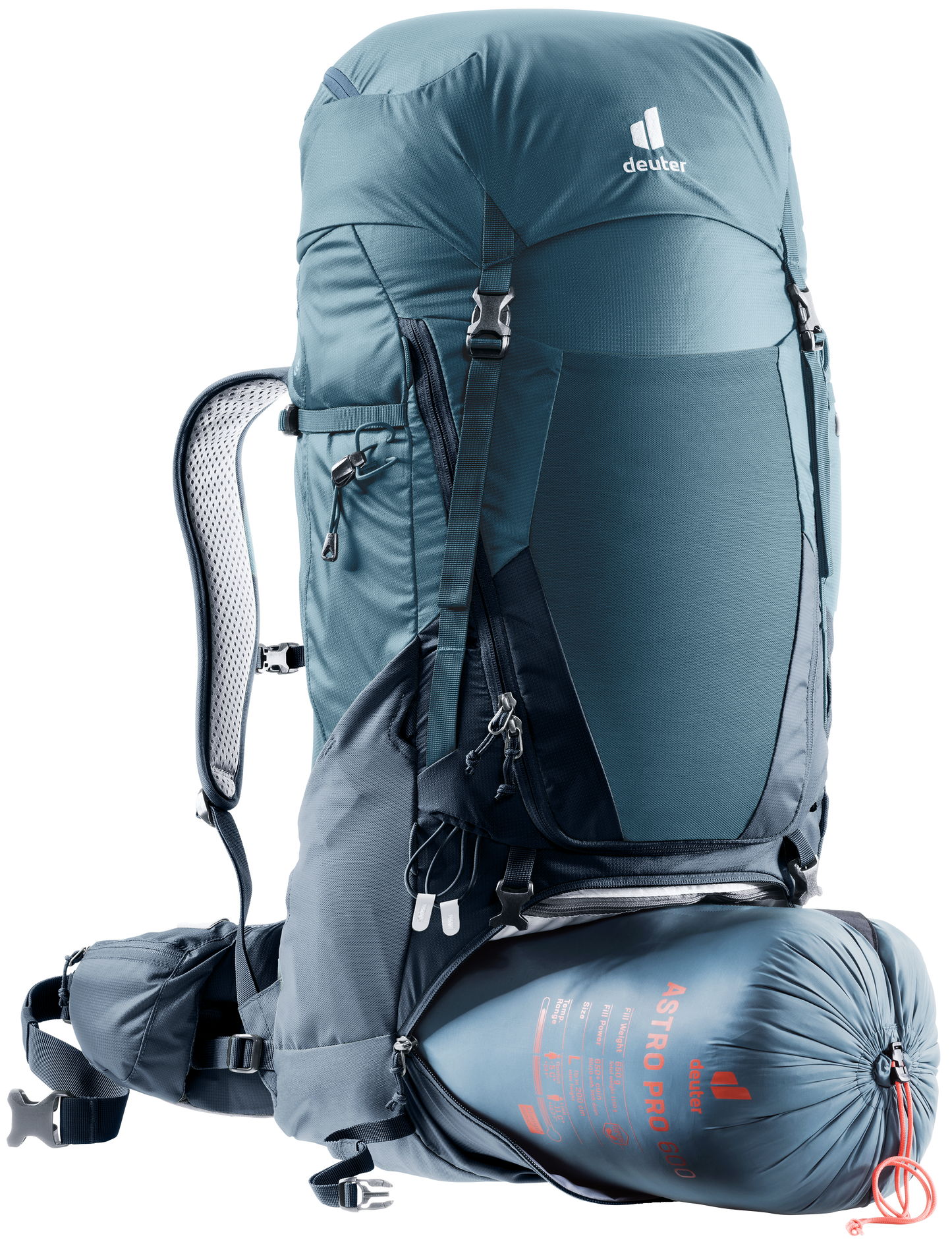 Deuter Unisex Blue Futura Air Trek 50 + 10
