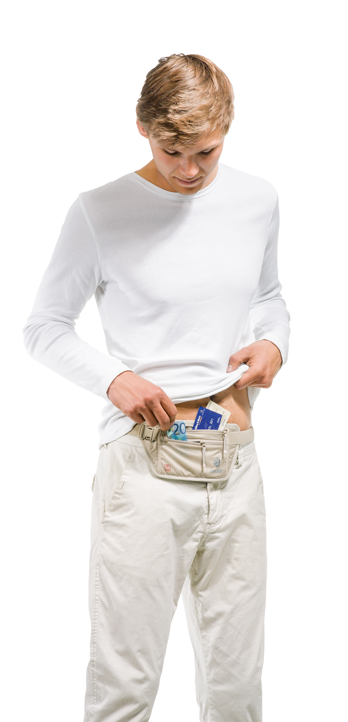 Deuter Unisex Beige Security Money Belt I RFID BLOCK