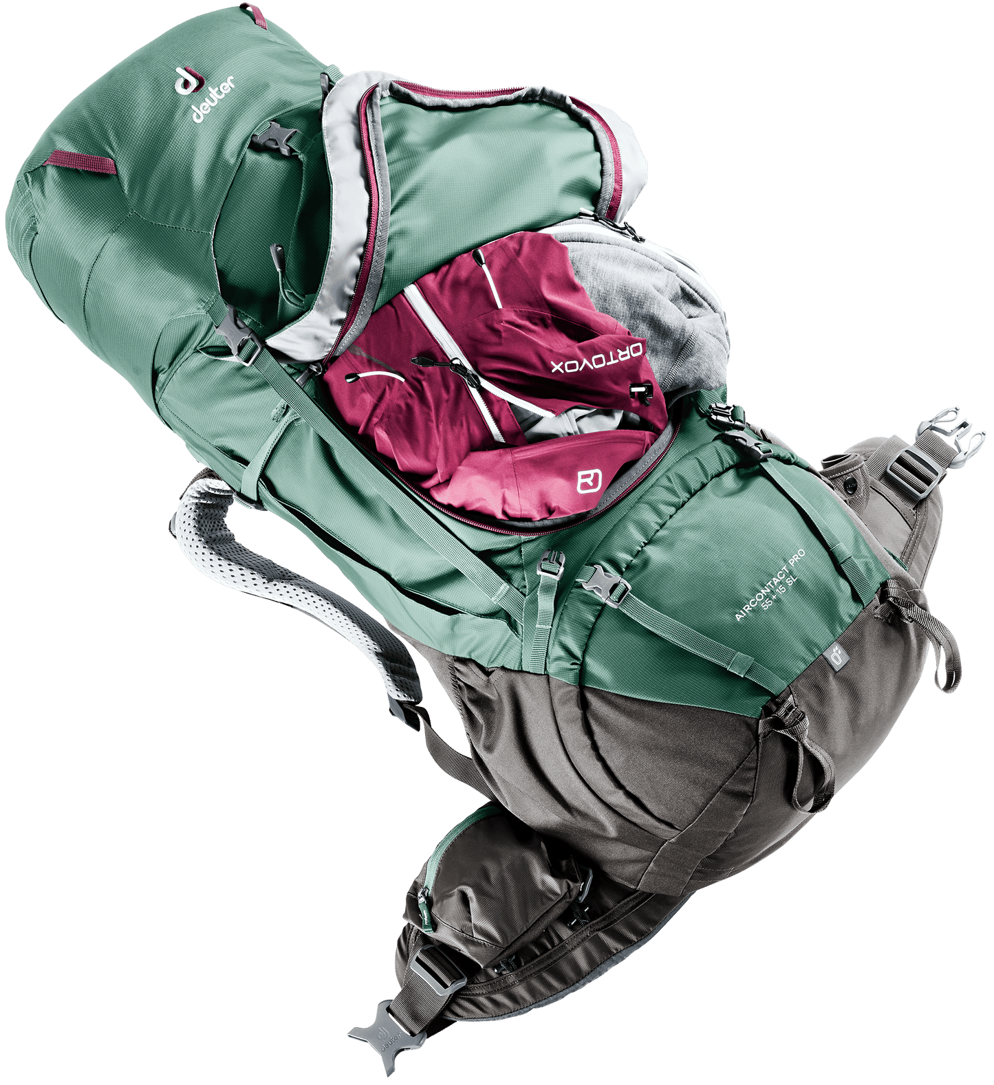 Deuter Unisex Green Aircontact PRO 55 + 15 SL