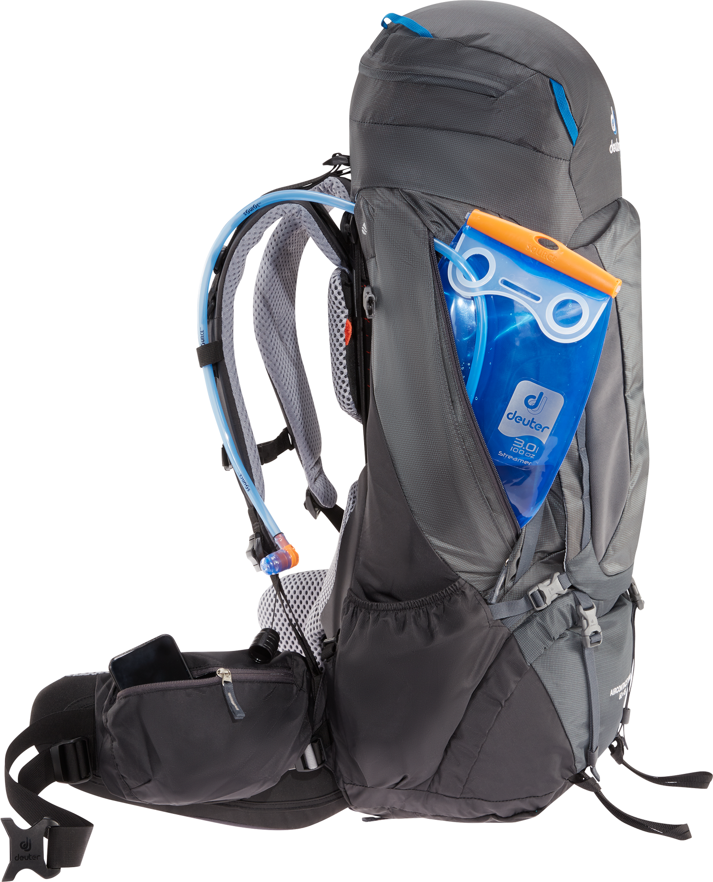Deuter Unisex Black Aircontact PRO 60 + 15