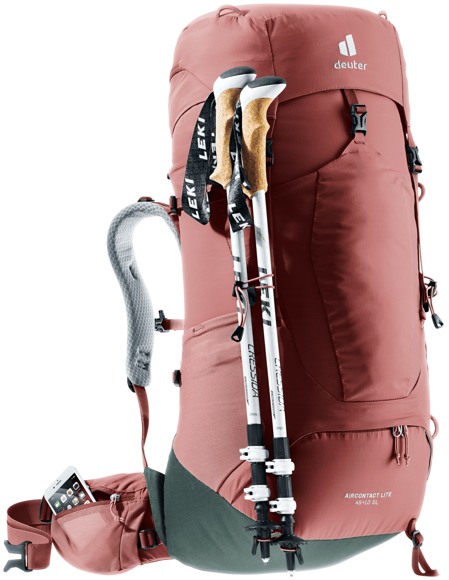 Deuter Unisex Red Aircontact Lite 45 + 10 SL