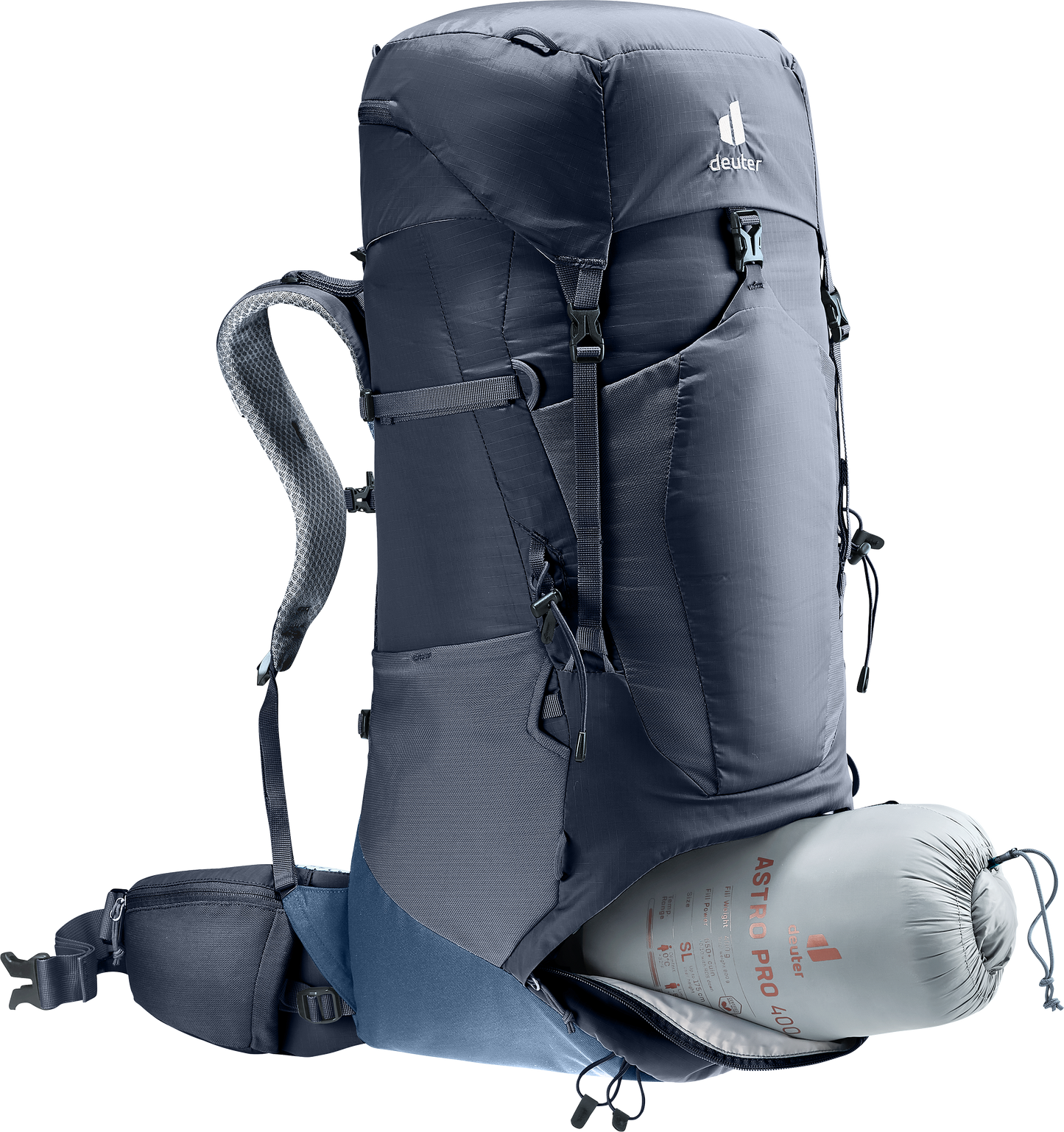 Deuter Unisex Black Aircontact Lite 50 + 10