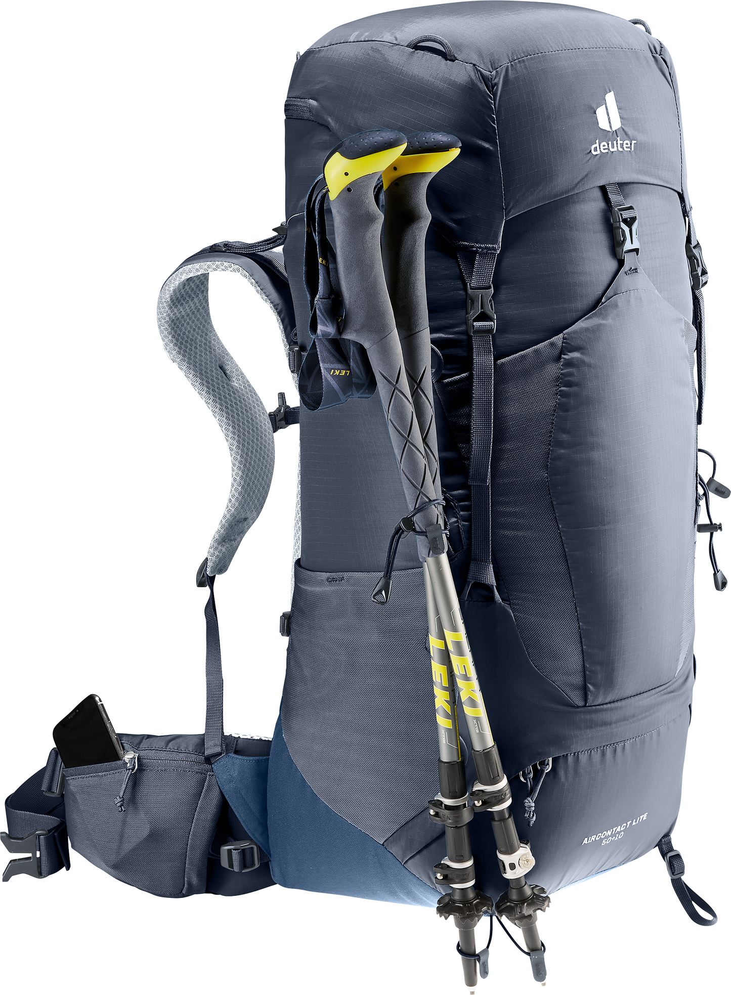 Deuter Unisex Black Aircontact Lite 50 + 10