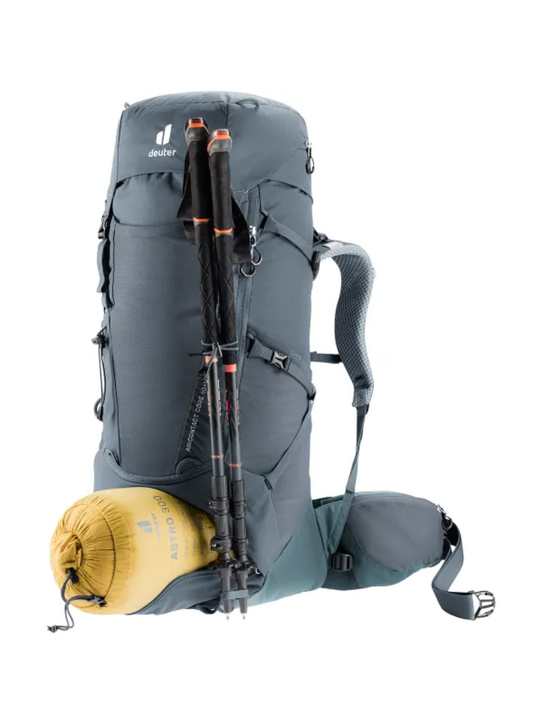 Deuter Unisex Black Aircontact Core 40+10