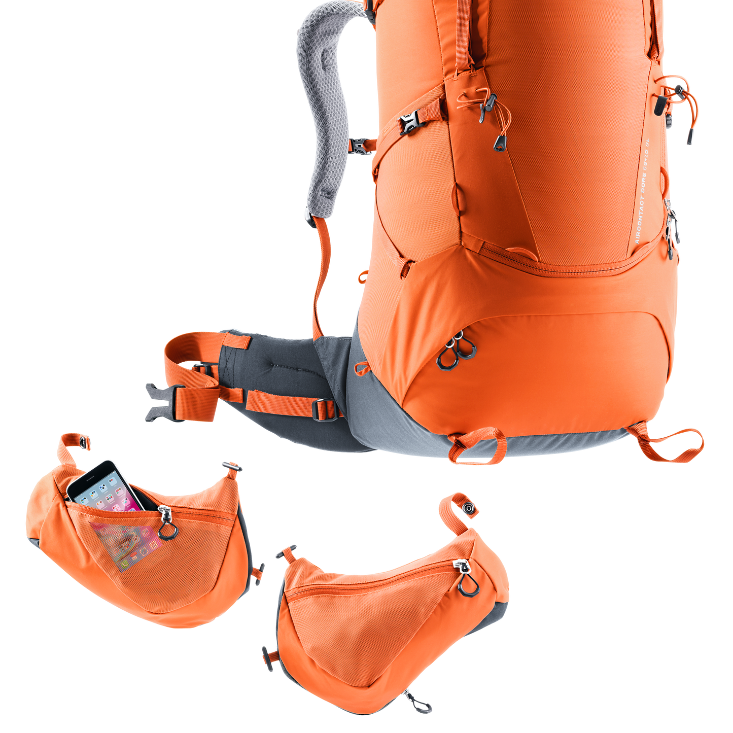 Deuter Unisex Orange Aircontact Core 55+10 SL