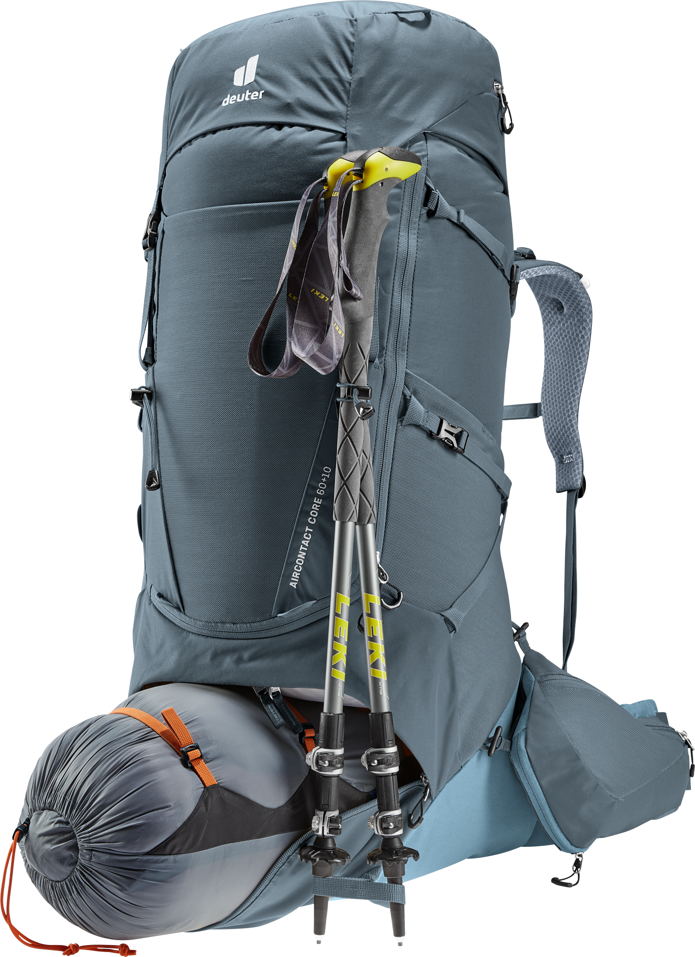 Deuter Unisex Black Aircontact Core 60+10L Backpack