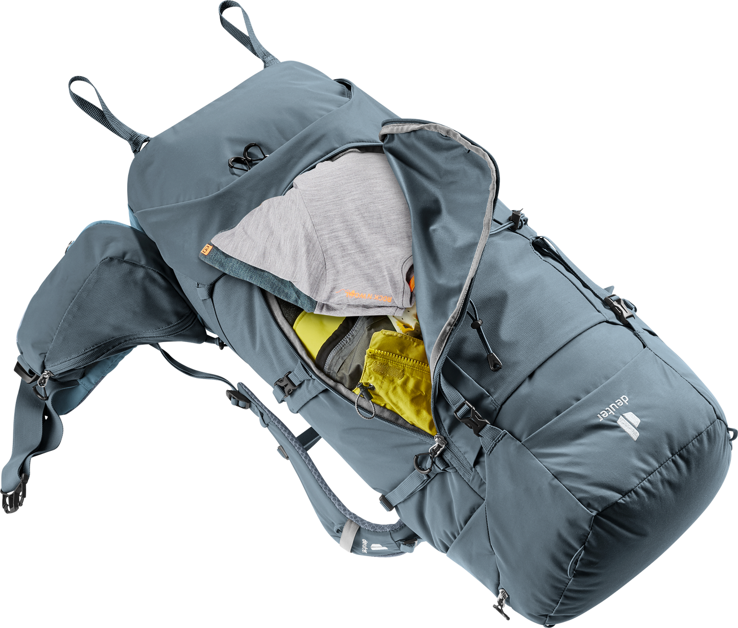 Deuter Unisex Black Aircontact Core 60+10L Backpack