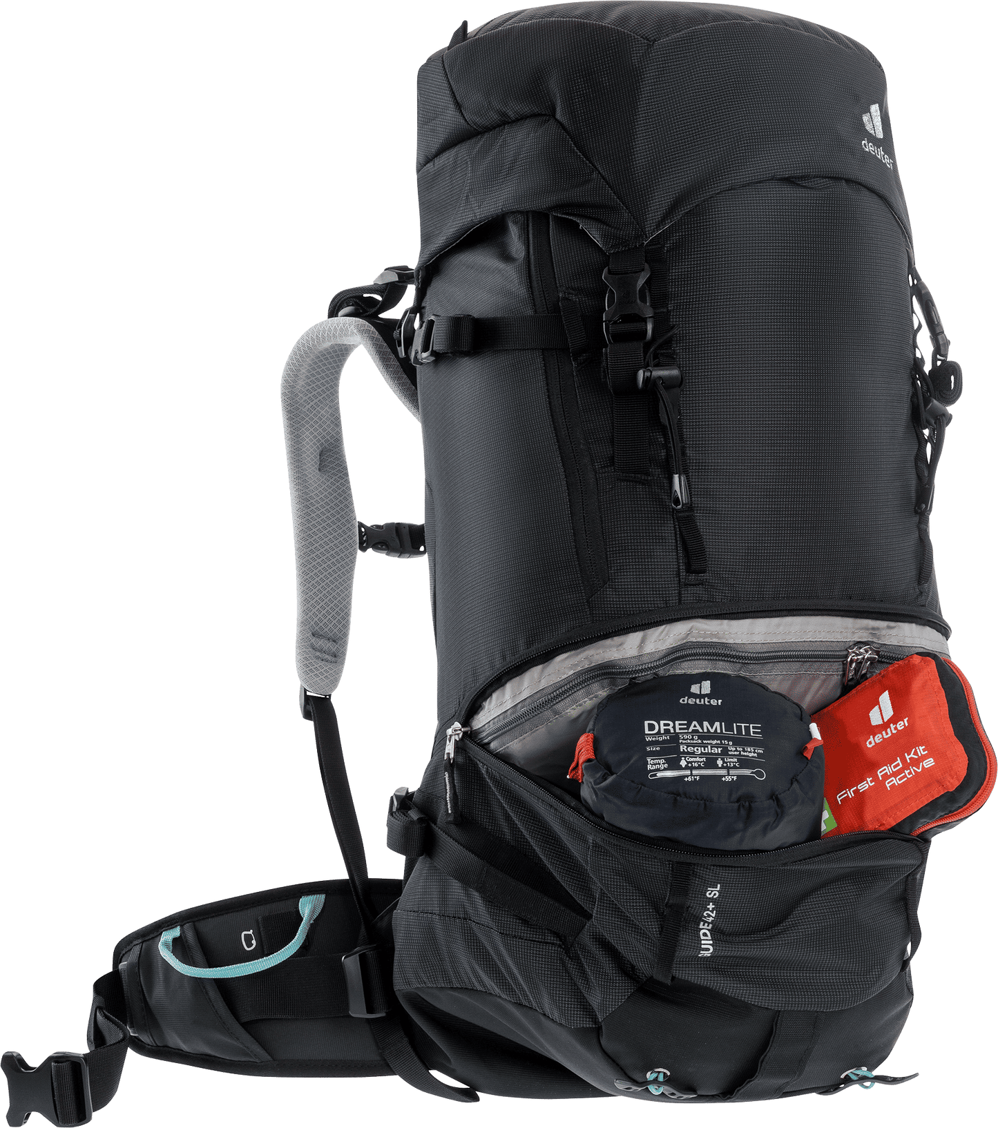 Deuter Unisex Black Guide 42+8 SL