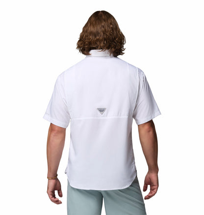 Columbia Men White Omni-Shade Tamiami II Short Sleeve Shirt