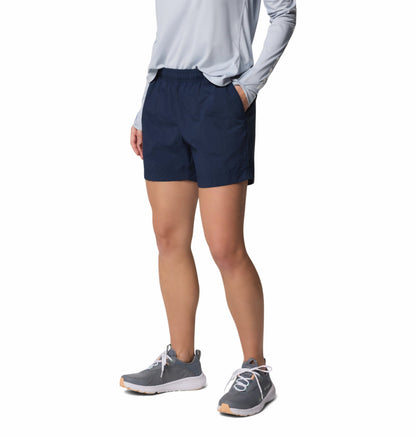 Columbia Women Navy Blue Omni-Shade W Backcast II Short