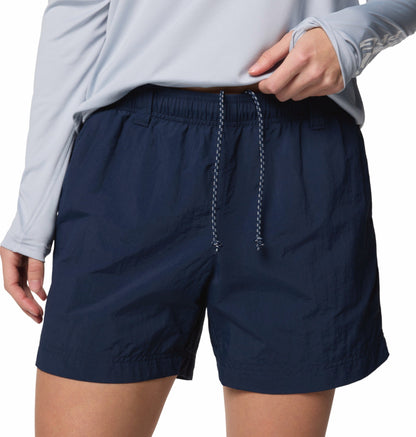 Columbia Women Navy Blue Omni-Shade W Backcast II Short