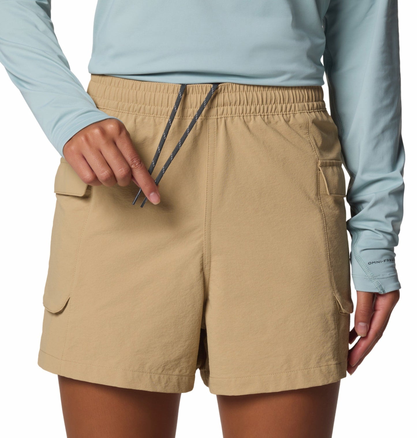 Columbia Women Brown Omni-Shade Wild Cast Short
