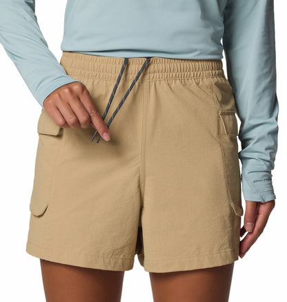 Columbia Women Brown Omni-Shade Wild Cast Short