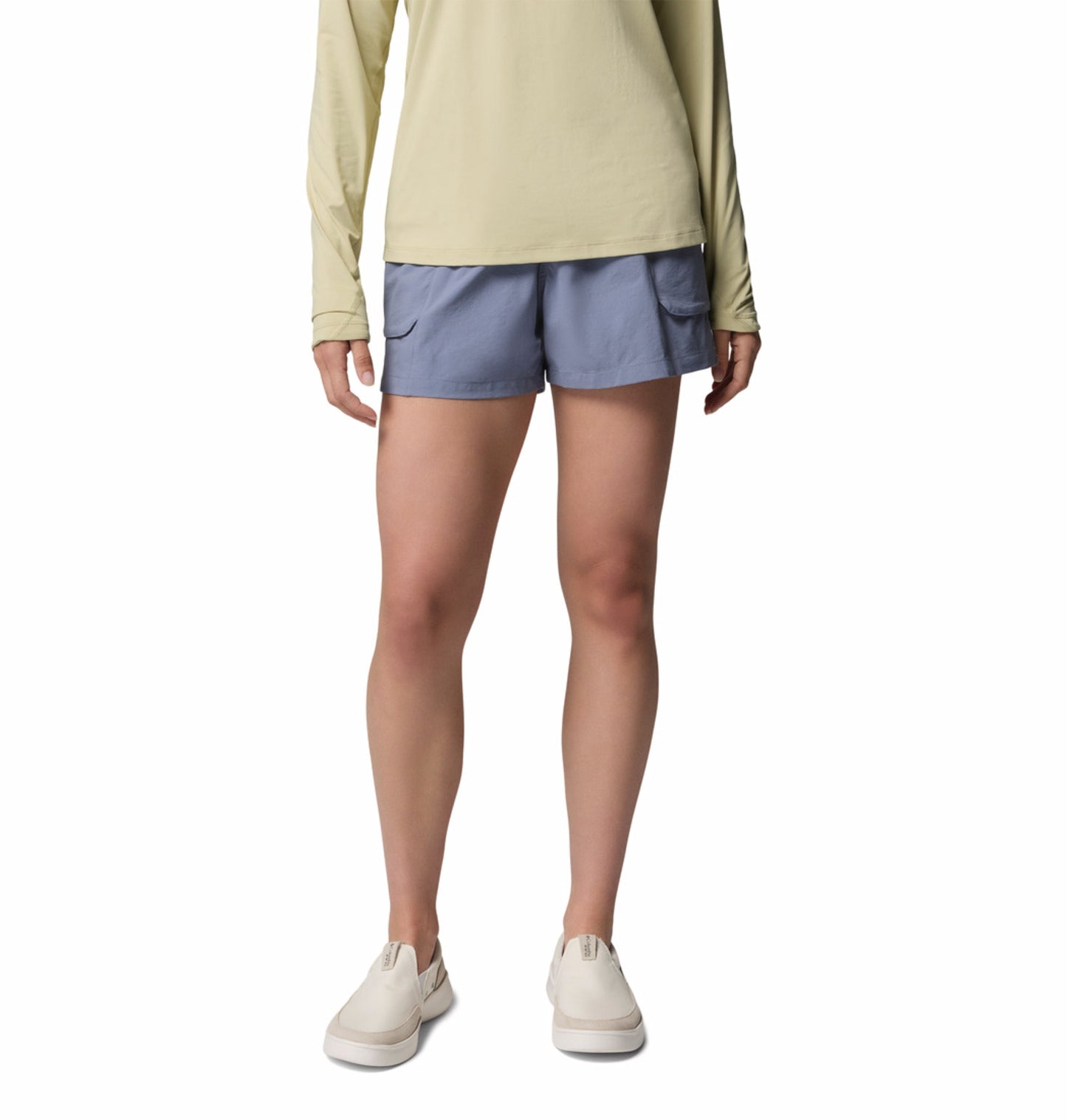 Columbia Women Blue Omni-Shade Wild Cast Short