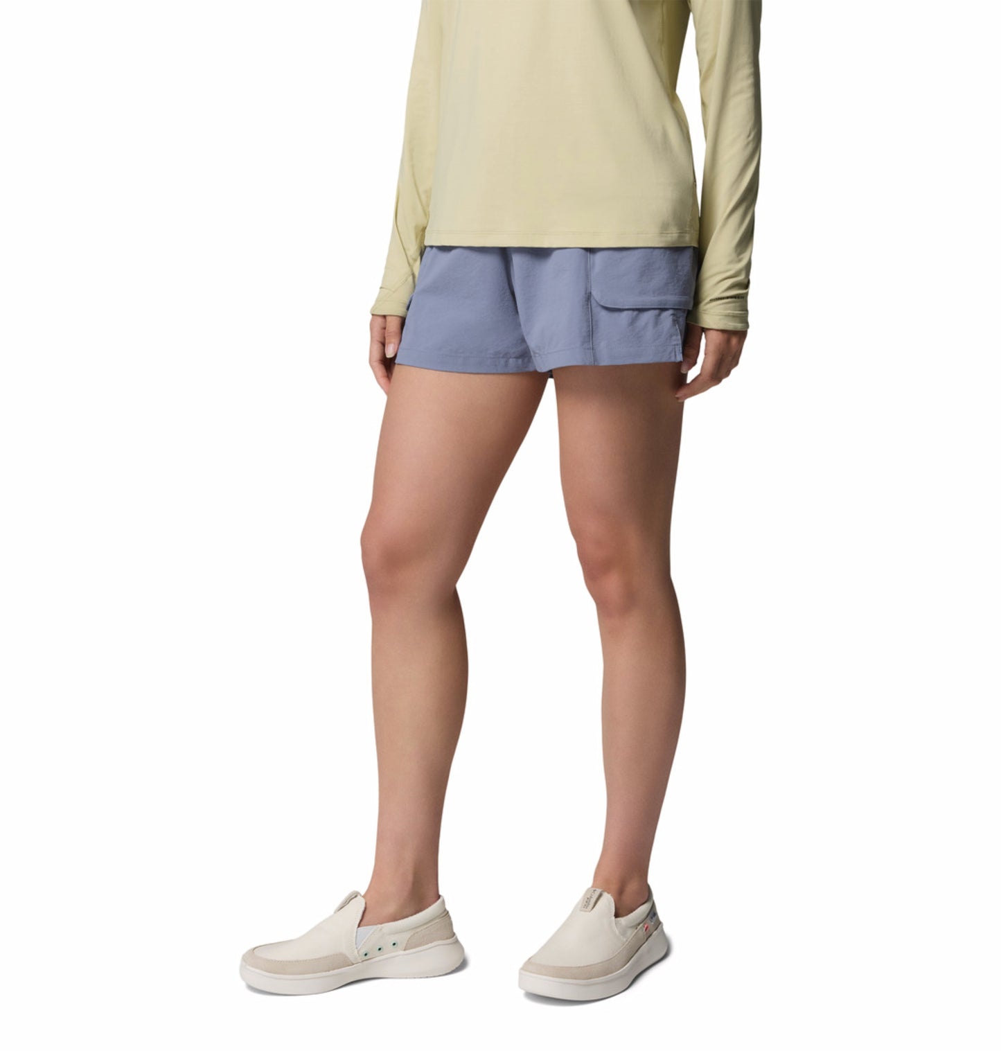 Columbia Women Blue Omni-Shade Wild Cast Short
