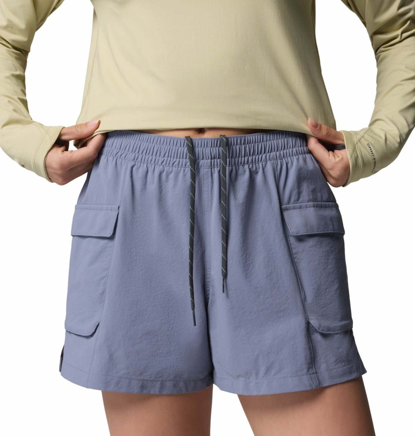 Columbia Women Blue Omni-Shade Wild Cast Short