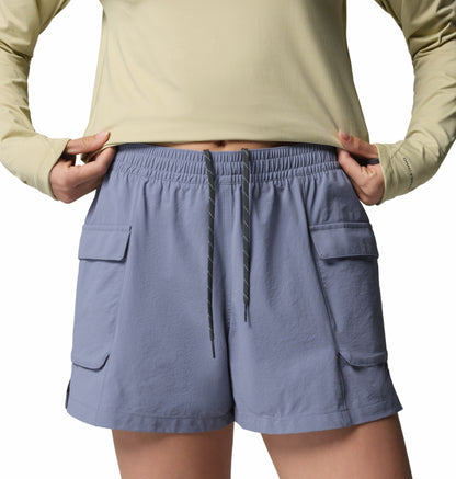 Columbia Women Blue Omni-Shade Wild Cast Short
