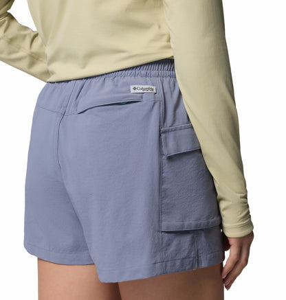 Columbia Women Blue Omni-Shade Wild Cast Short