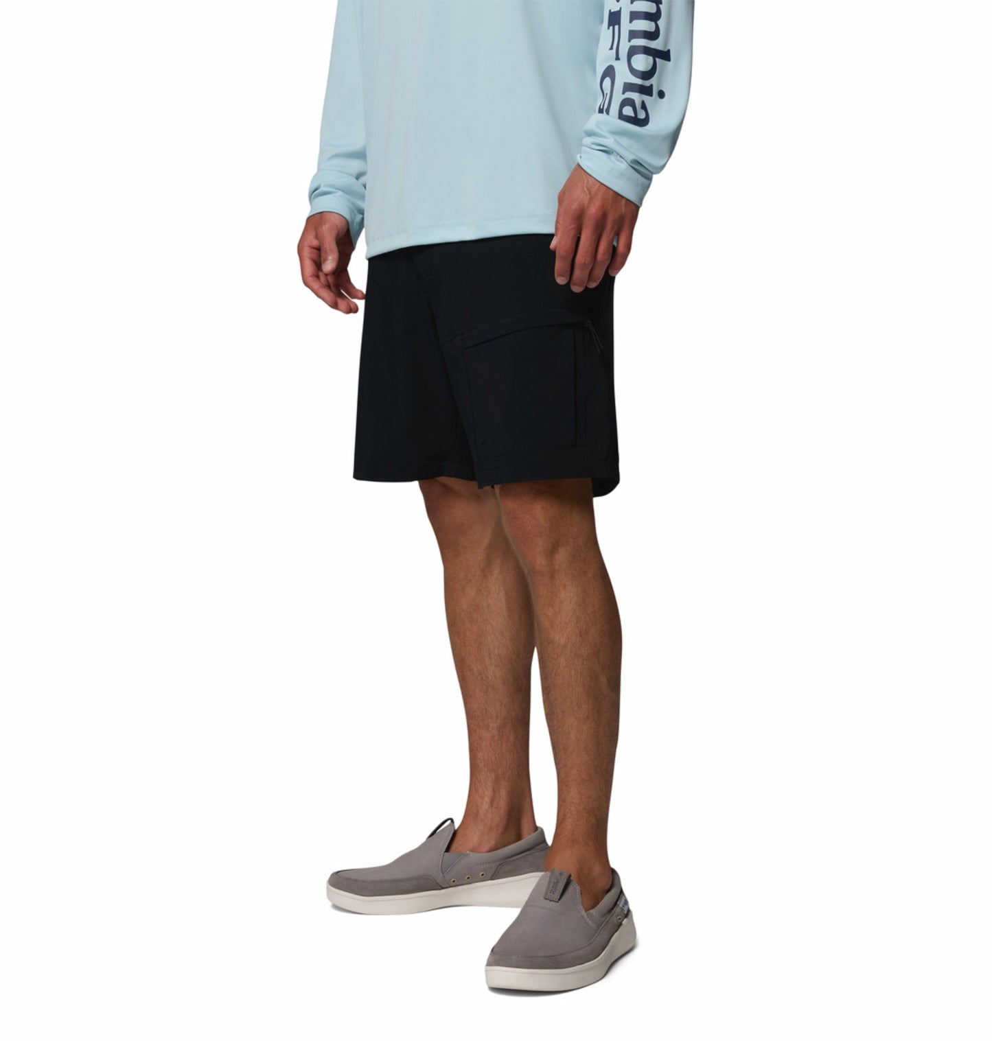 Columbia Men Black Omni-Shade Terminal Tackle III Short