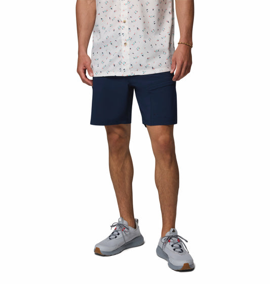 Columbia Men Navy Blue Omni-Shade Terminal Tackle III Short