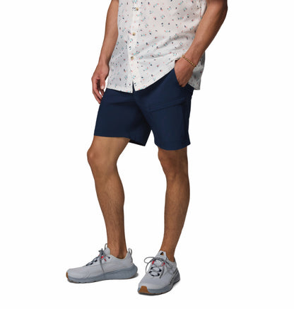 Columbia Men Navy Blue Omni-Shade Terminal Tackle III Short
