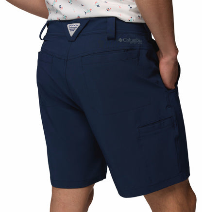 Columbia Men Navy Blue Omni-Shade Terminal Tackle III Short