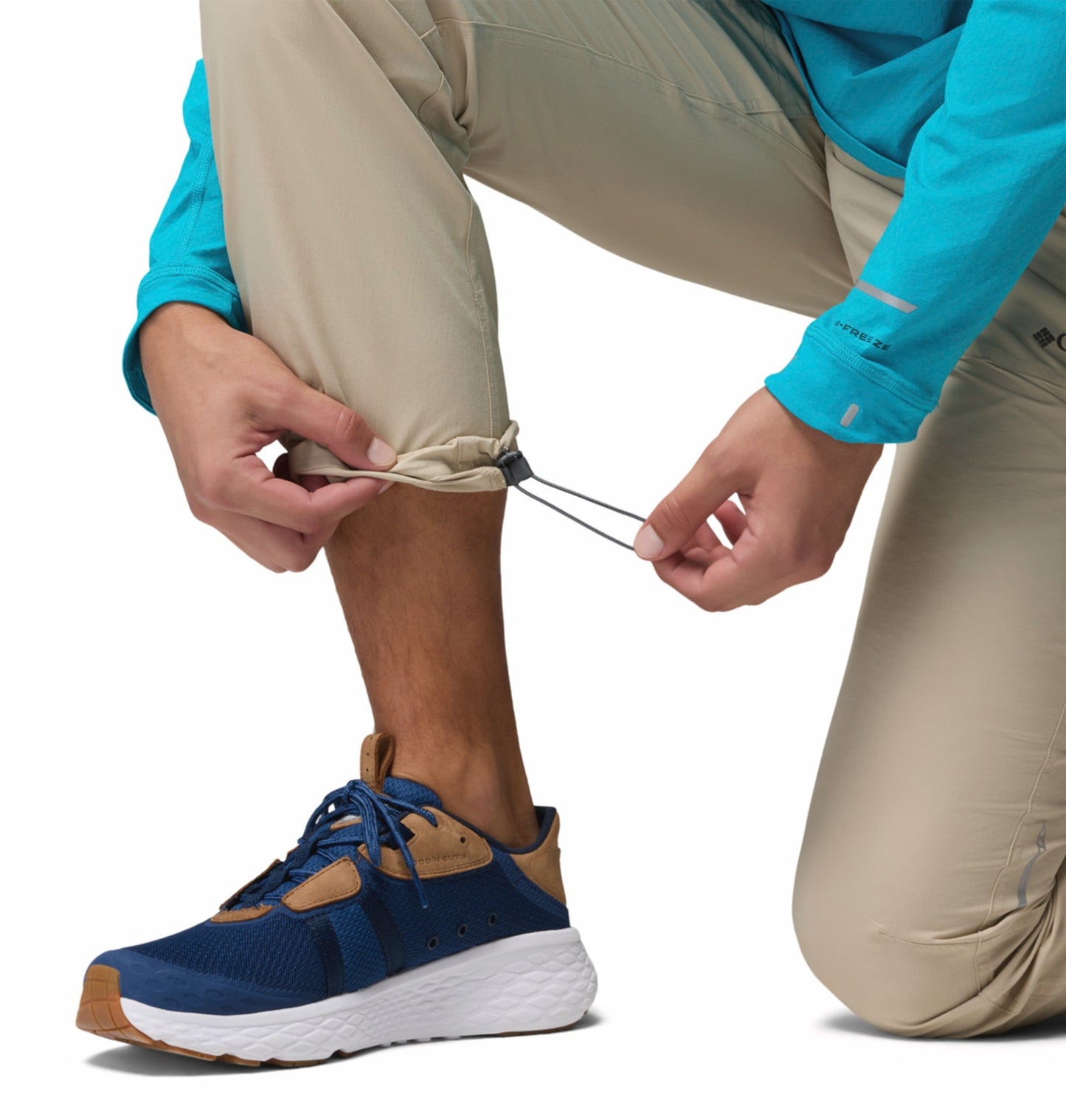 Columbia Men Beige Omni-Freeze PFG Pro Guide Pant