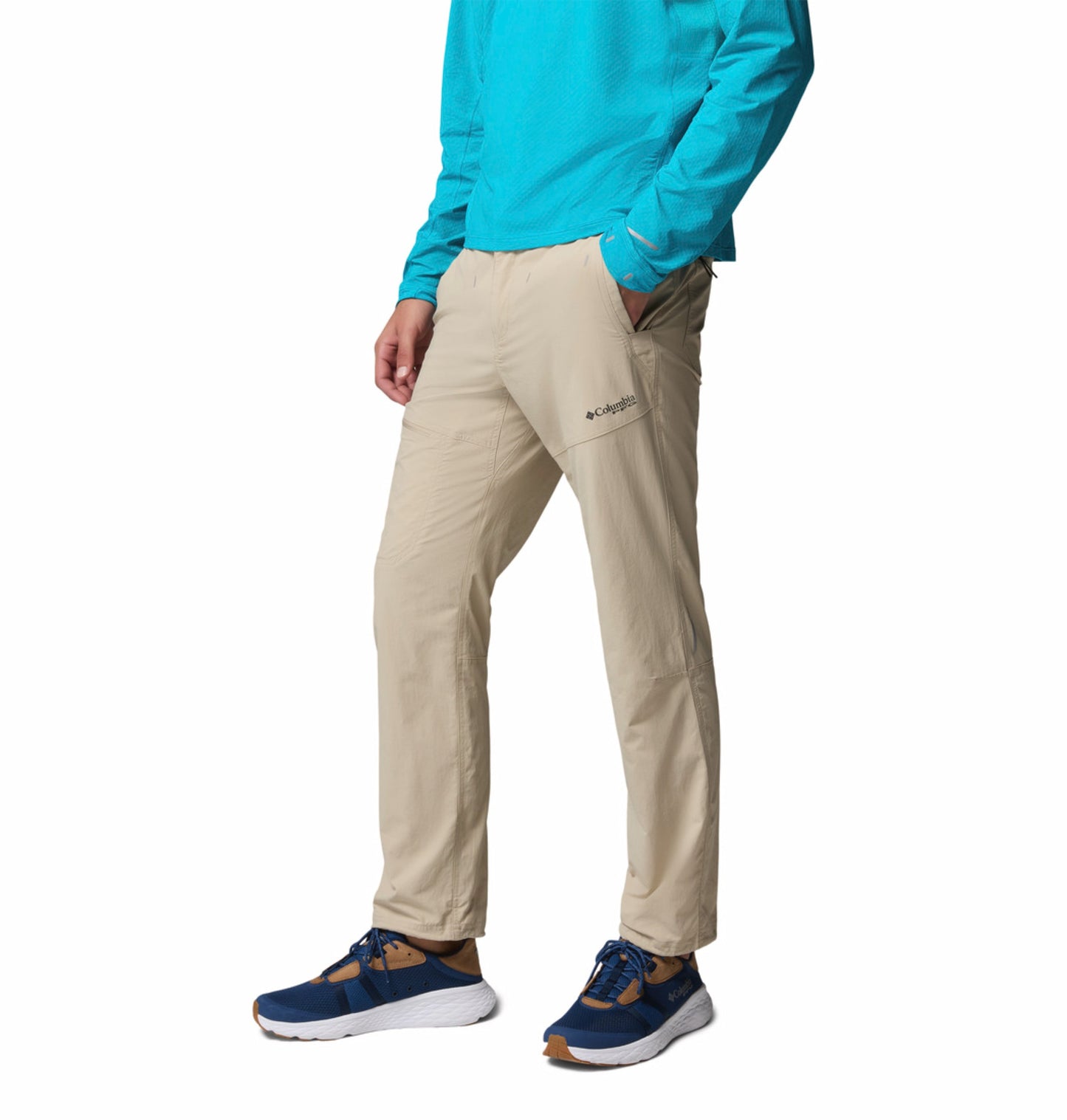 Columbia Men Beige Omni-Freeze PFG Pro Guide Pant