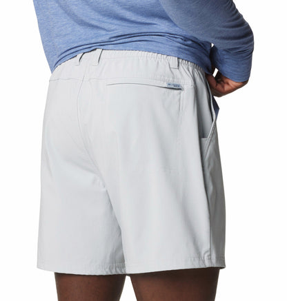 Columbia Men Light Grey Omni-Shade PFG Uncharted Short
