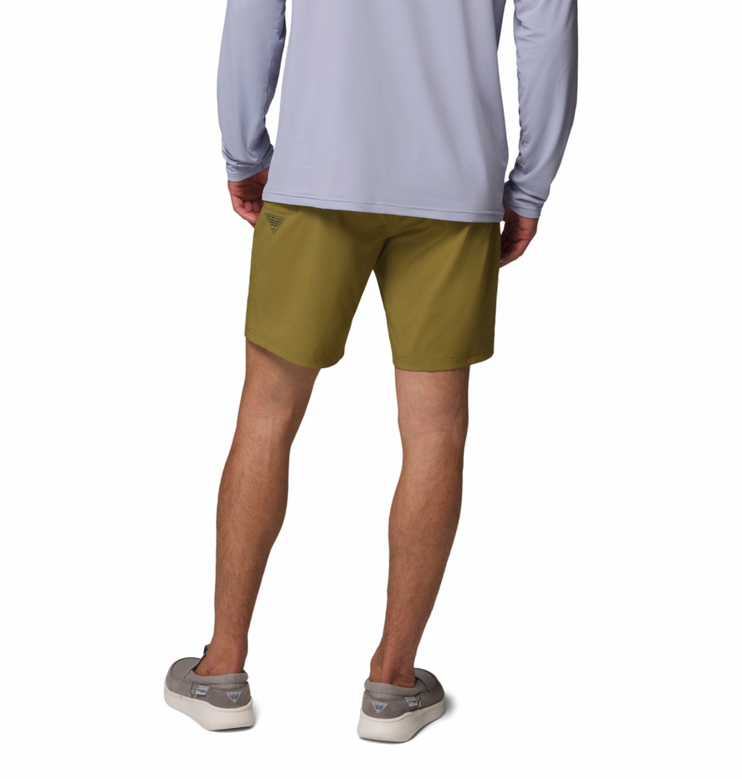 Columbia Men Olive Green Omni-Shade PFG Uncharted Short