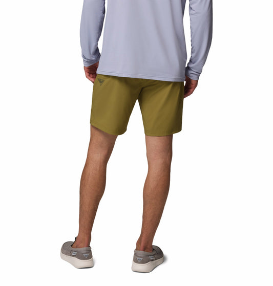 Columbia Men Olive Green Omni-Shade PFG Uncharted Short