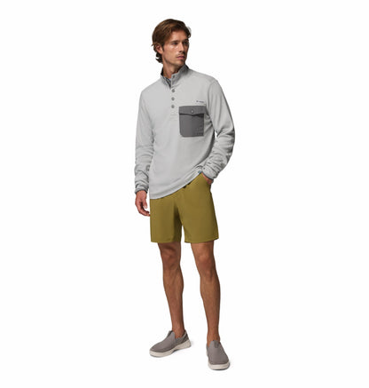 Columbia Men Olive Green Omni-Shade PFG Uncharted Short