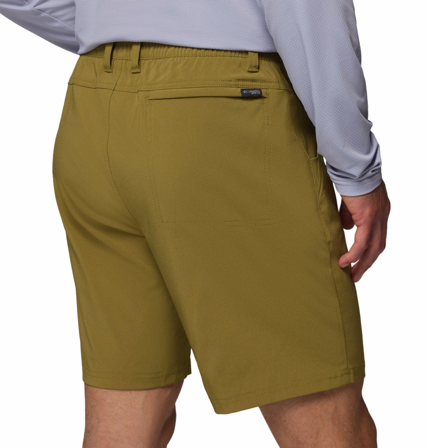 Columbia Men Olive Green Omni-Shade PFG Uncharted Short