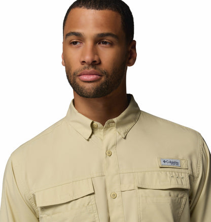 Columbia Men Lime green Omni-Shade Blood n Guts V Long Sleeve Shirt