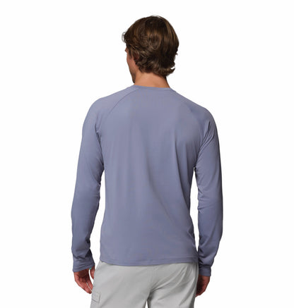 Columbia Men Blue Omni-Freeze Wild Cast Sun Tshirt