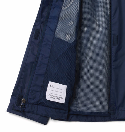 Columbia Kids Girls Navy Blue Omni-Tech Arcadia II Rain Jacket
