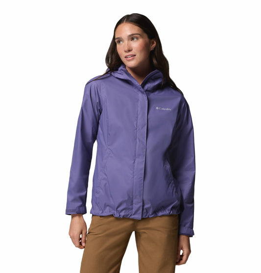 Columbia Women Purple Omni-Tech Arcadia II Rain Jacket