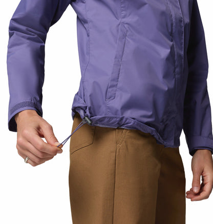 Columbia Women Purple Omni-Tech Arcadia II Rain Jacket