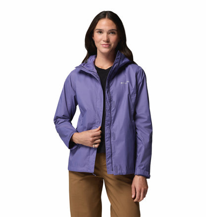 Columbia Women Purple Omni-Tech Arcadia II Rain Jacket