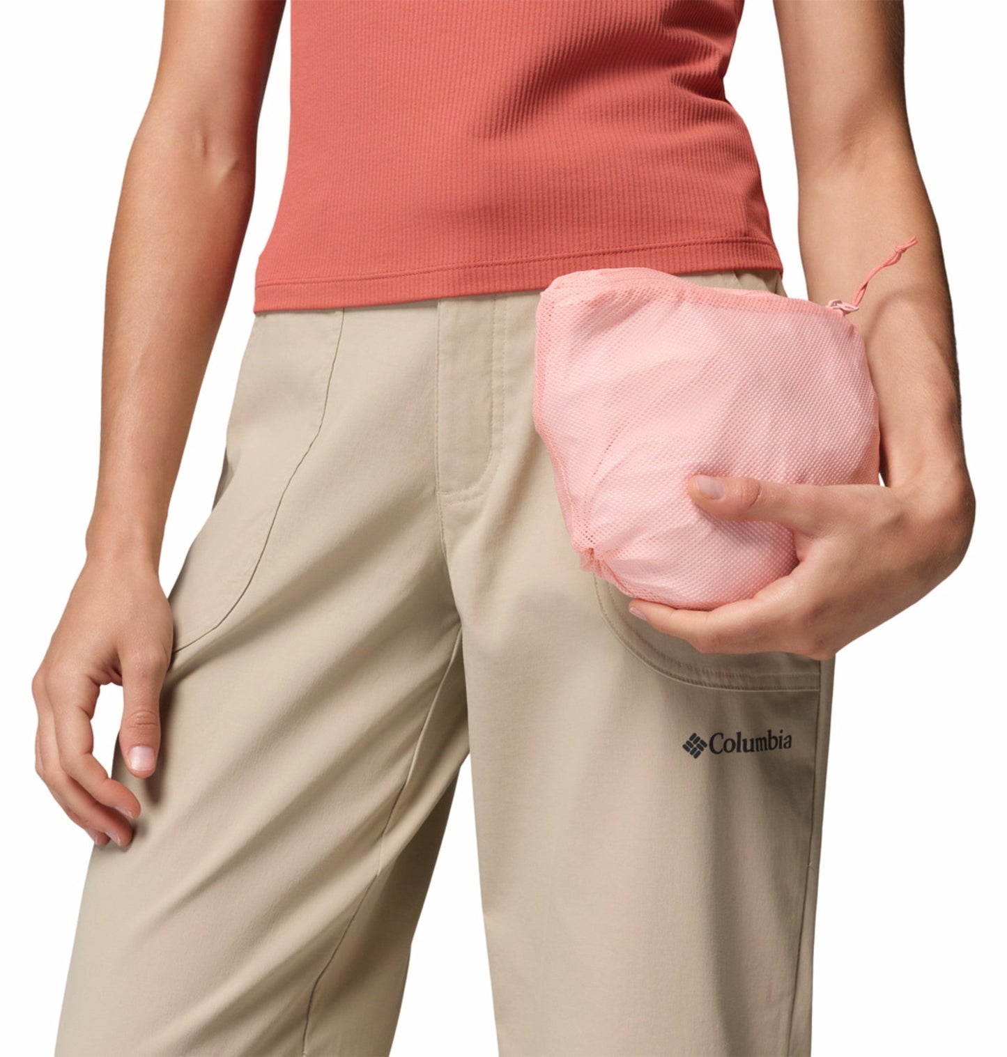 Columbia Women Pink Omni-Tech Arcadia II Rain Jacket
