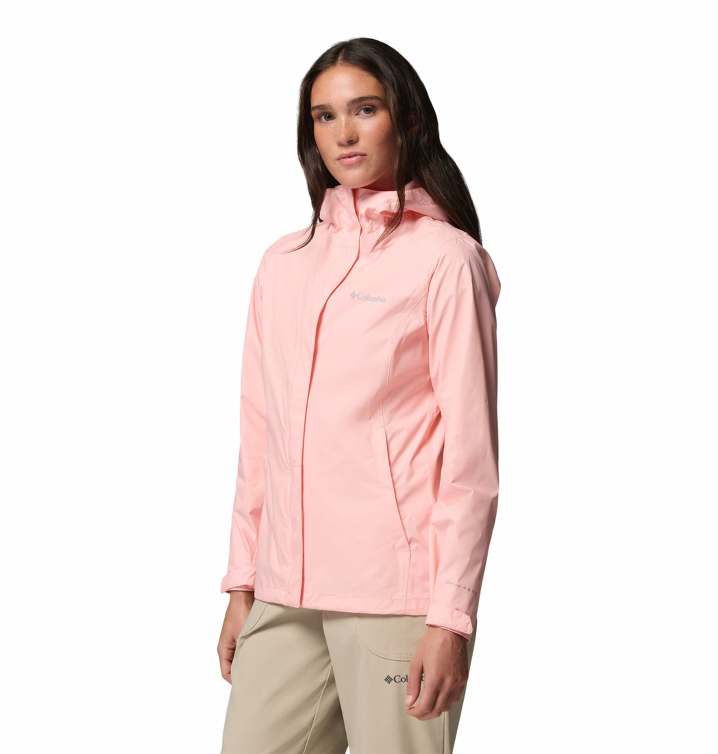 Columbia Women Pink Omni-Tech Arcadia II Rain Jacket
