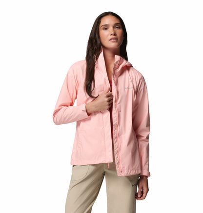 Columbia Women Pink Omni-Tech Arcadia II Rain Jacket