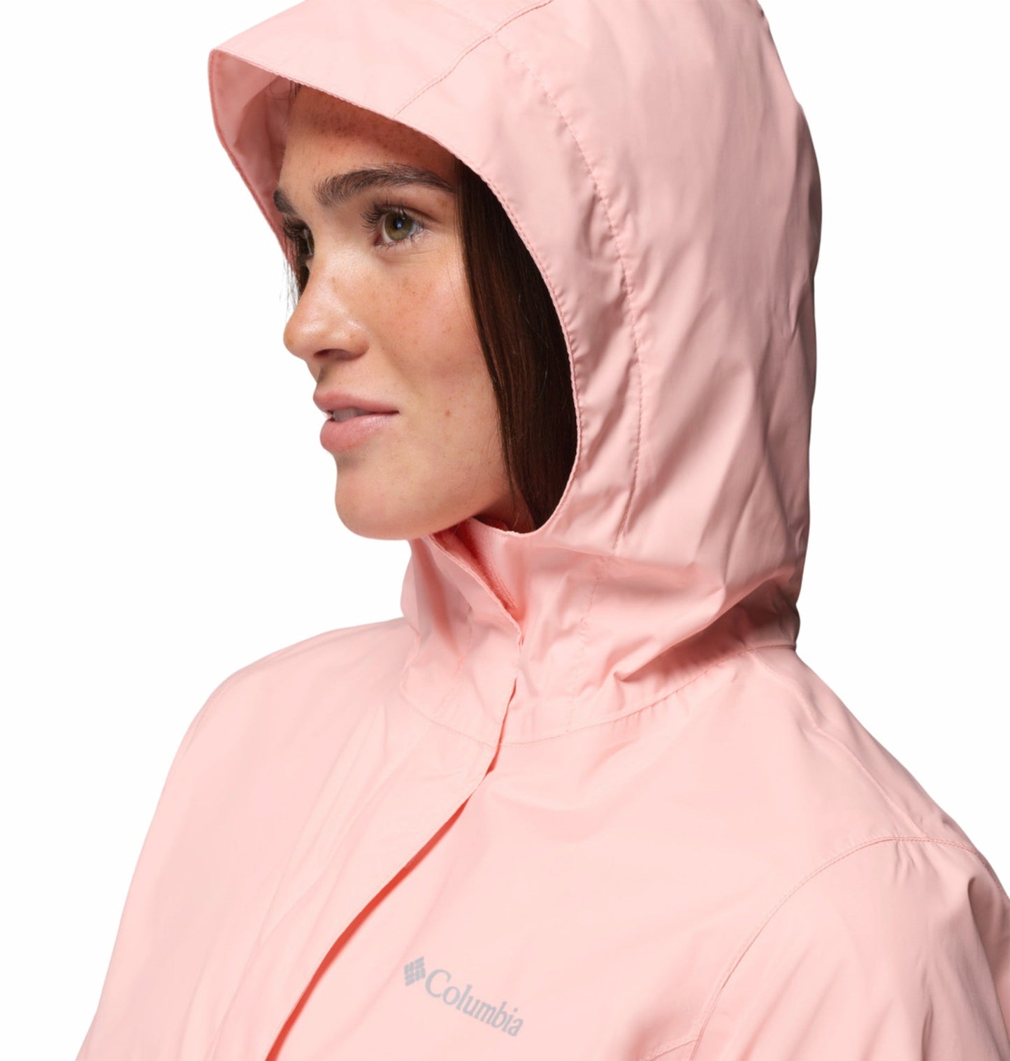 Columbia Women Pink Omni-Tech Arcadia II Rain Jacket